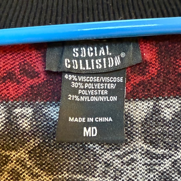 Goth Holiday Cardigan Sweater - Picture 2 of 4